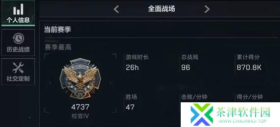 三角洲行动全面战场段位怎么划分
