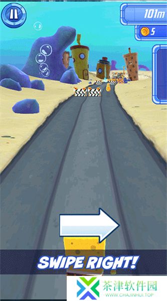 海绵宝宝跑跑海绵